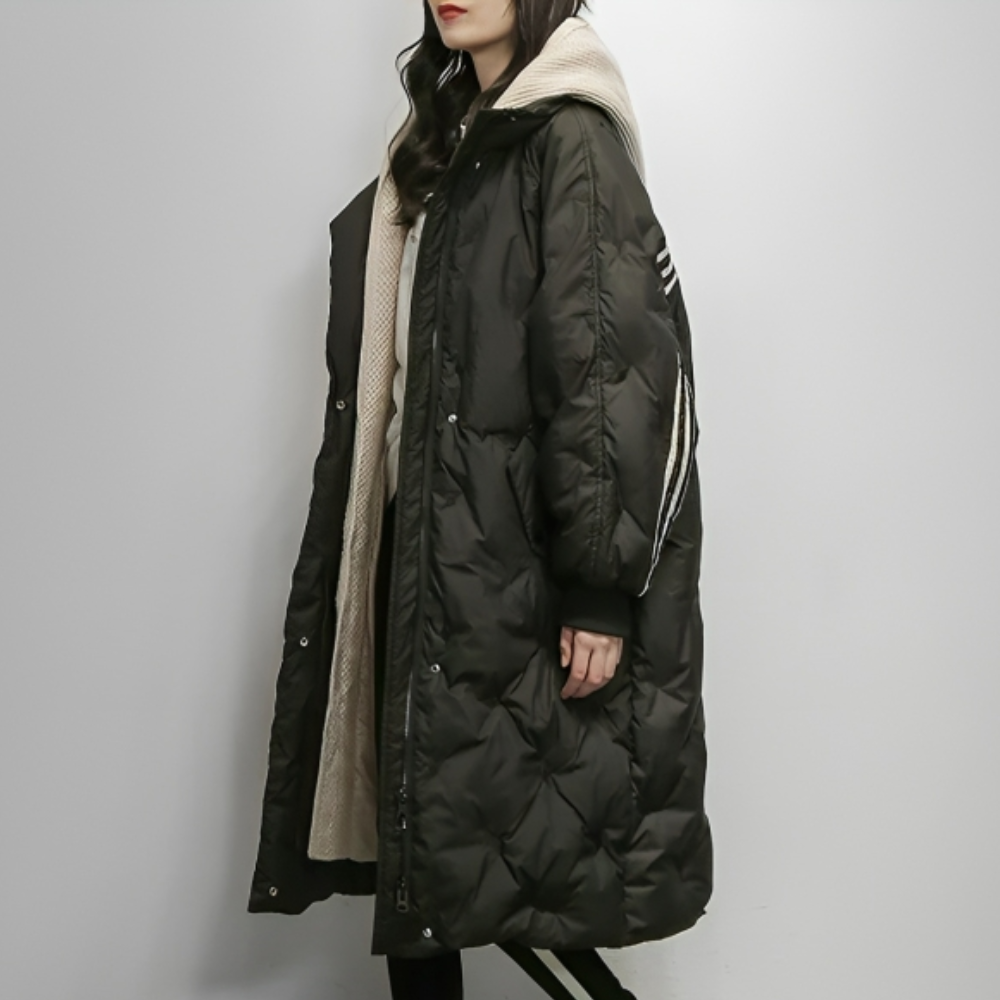 Daunenjacke mit Kapuze für Frauen