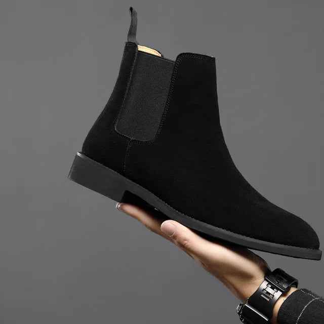 Ferdinand Jones | Chelsea-Slipper aus handgefertigtem Wildleder
