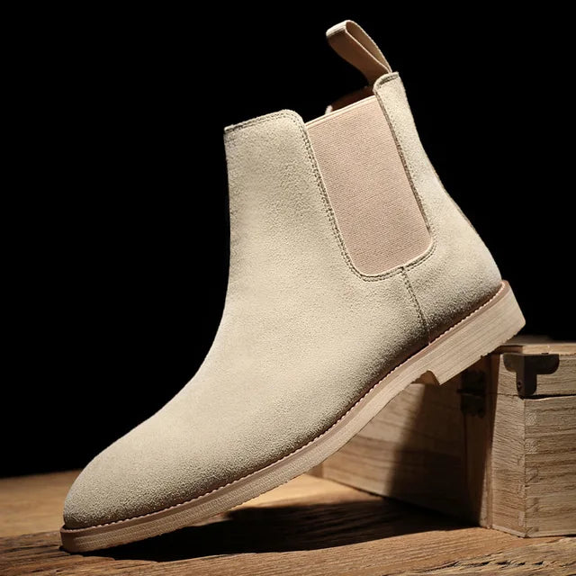 Ferdinand Jones | Chelsea-Slipper aus handgefertigtem Wildleder