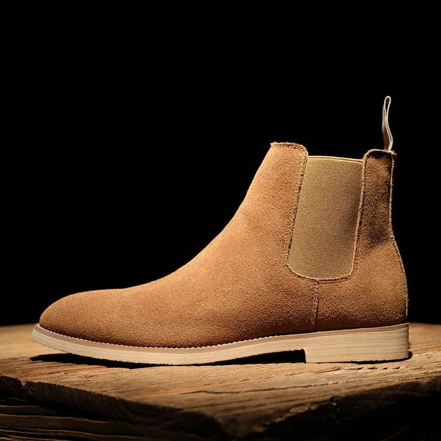 Ferdinand Jones | Chelsea-Slipper aus handgefertigtem Wildleder