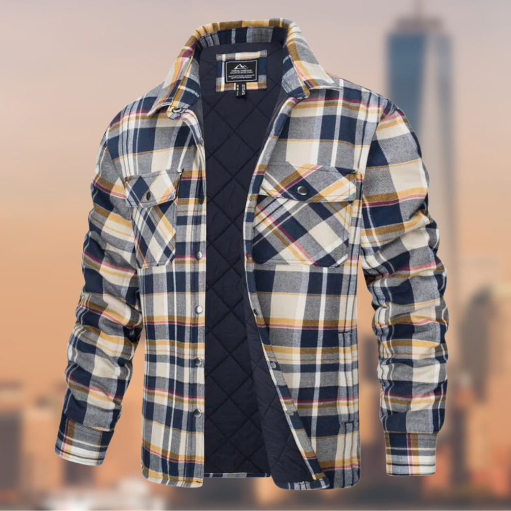 Flanell-Winterjacke