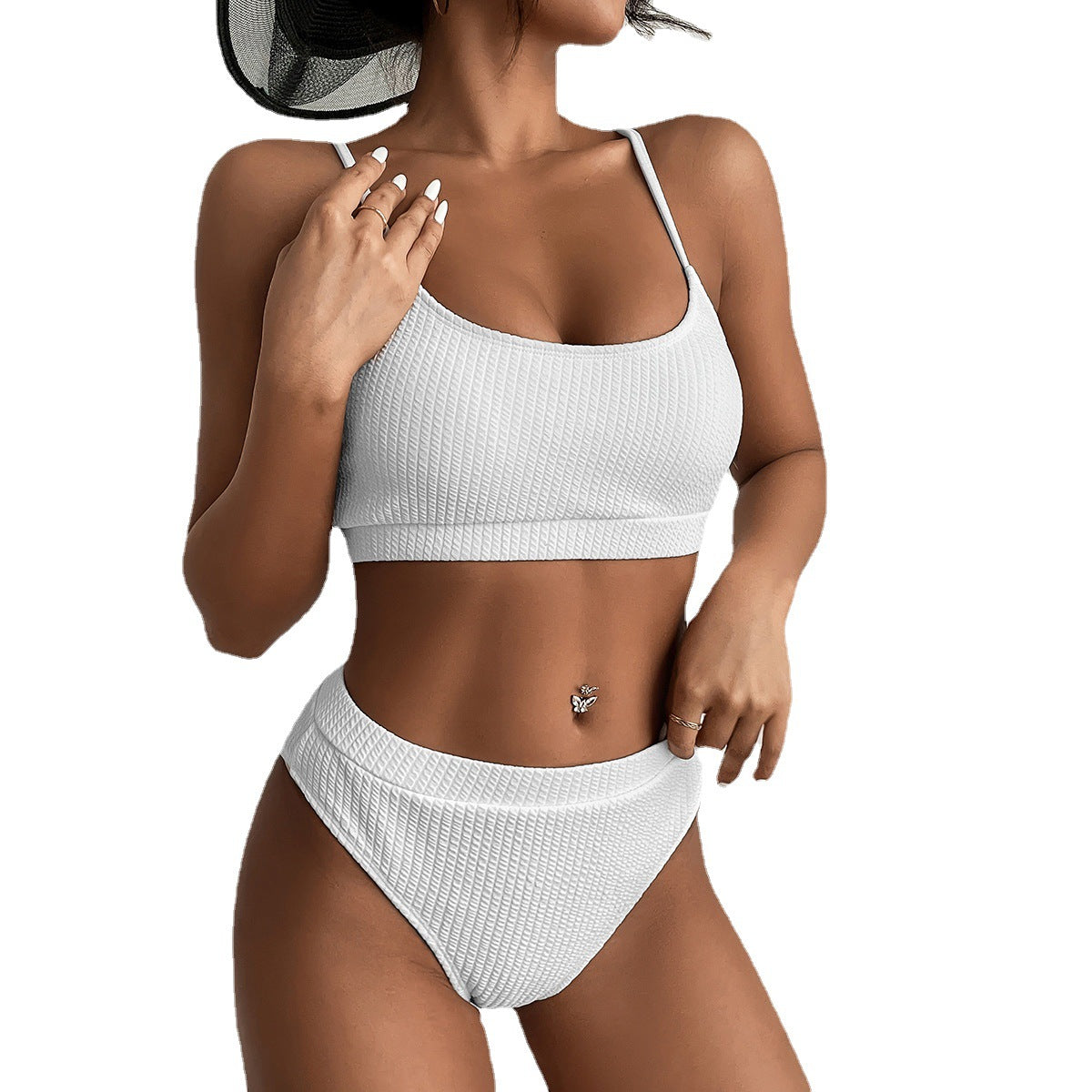 Bikini mit hoher Taille