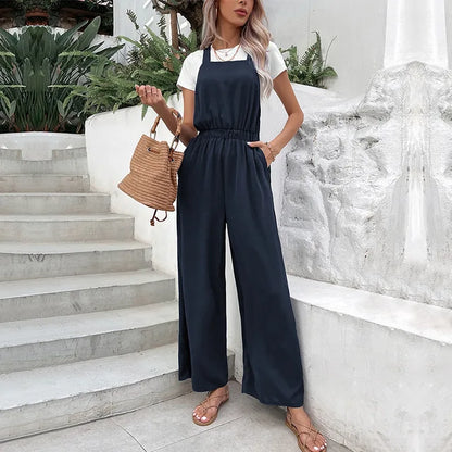 Caroline Jumpsuit mit weitem Bein