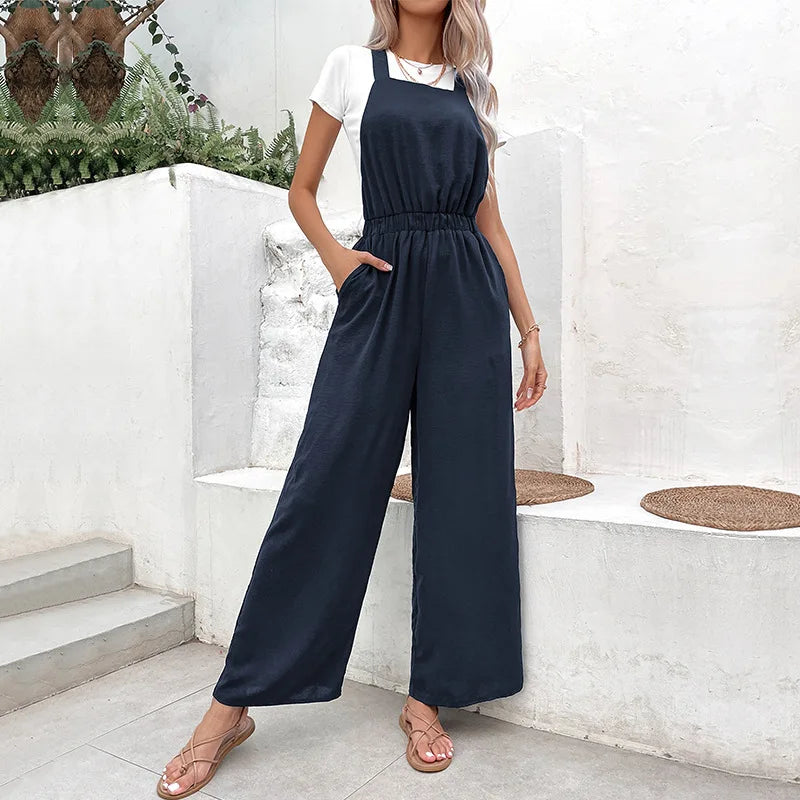 Caroline Jumpsuit mit weitem Bein