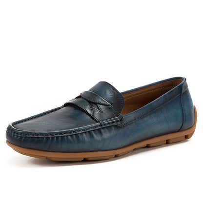 Bequemes Rindsleder Mode Loafer Luxus