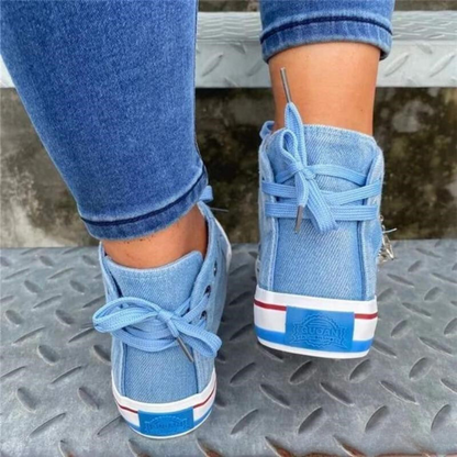 Comfortabele canvas sneakers