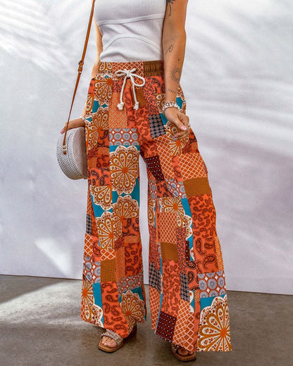 Boho gemusterte Hose