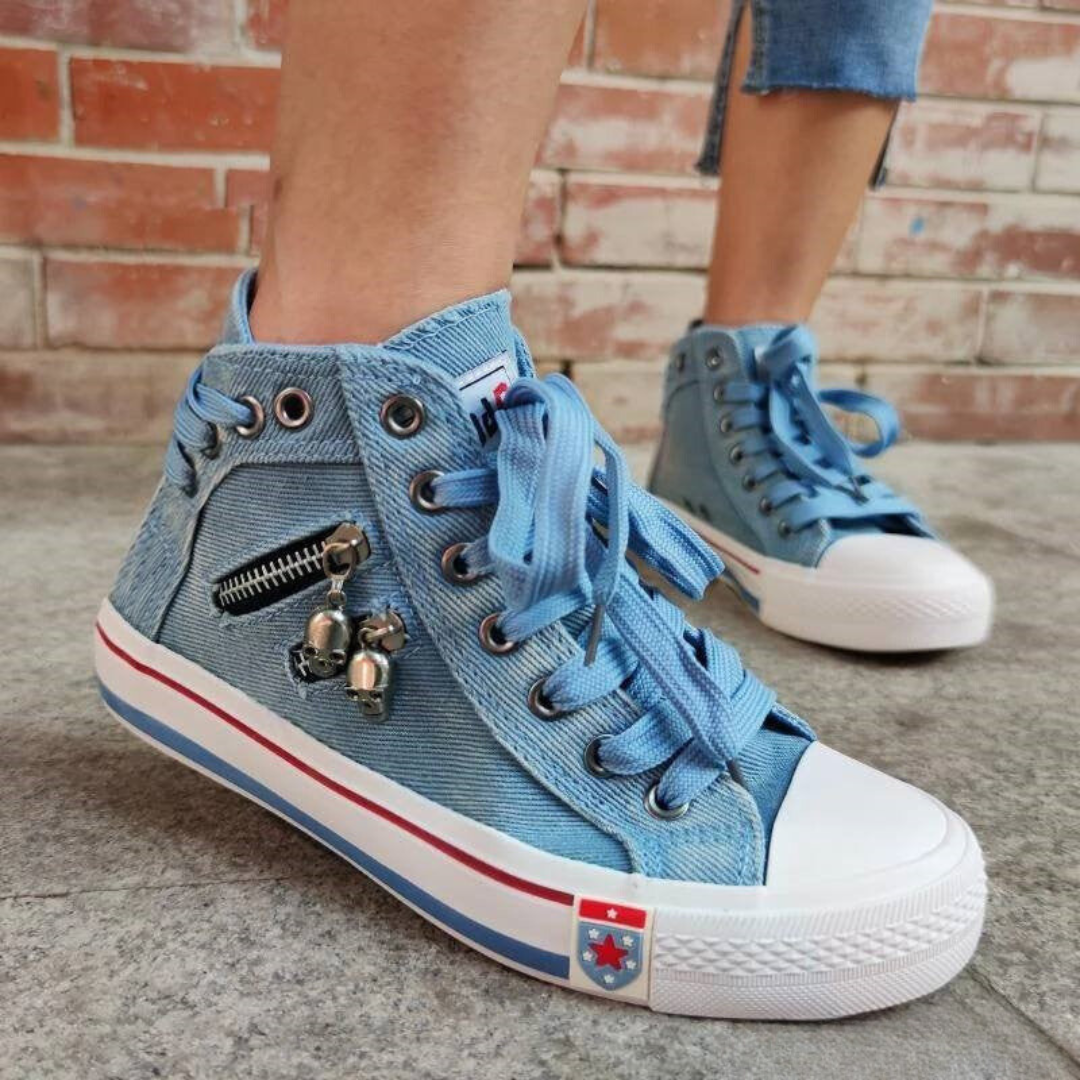 Comfortabele canvas sneakers