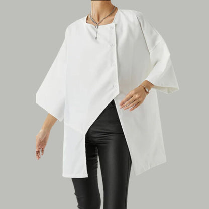 Stylische asymmetrische Bluse