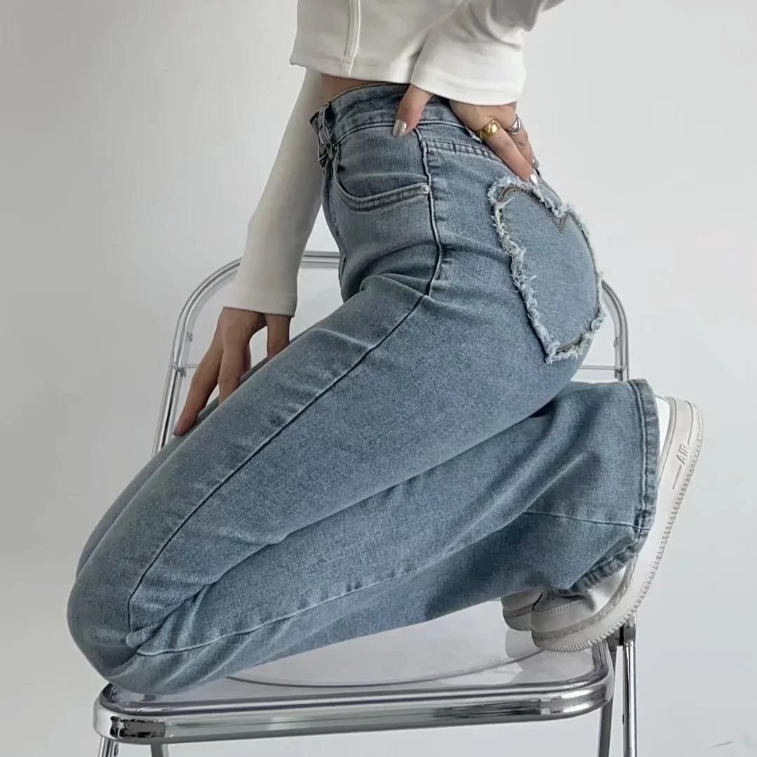 Ara | High-Waisted Jeans mit herzförmigen Rüschen