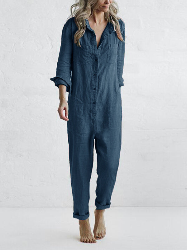 Stylischer grüner Jumpsuit