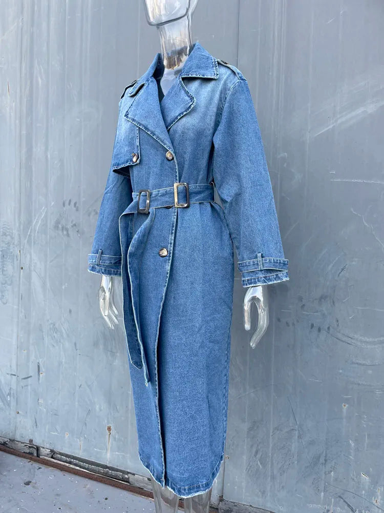 Denim Trenchcoats