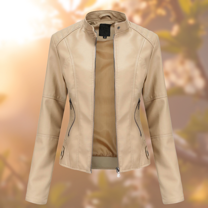 Elegante Lederjacke