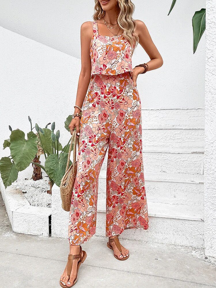 Eleganter langer Jumpsuit