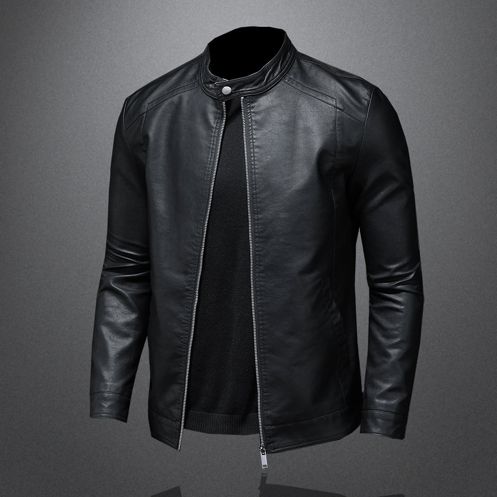 Dan Anthony Leder-Moto-Jacke