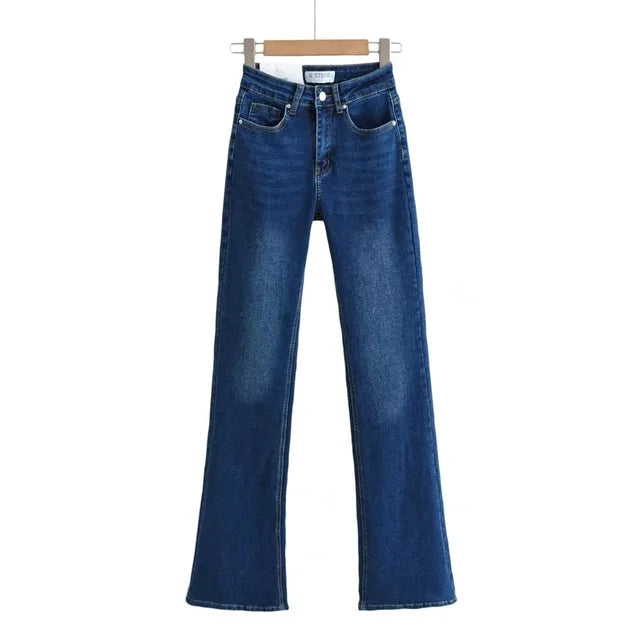 Ara | High-Waisted Jeans mit herzförmigen Rüschen