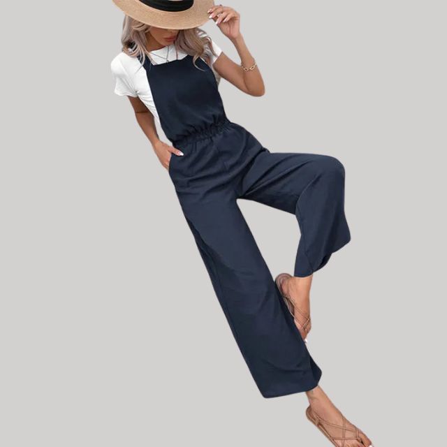 Caroline Jumpsuit mit weitem Bein