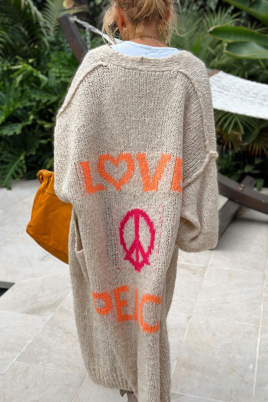 Coralie Peace Stylische Strickjacke