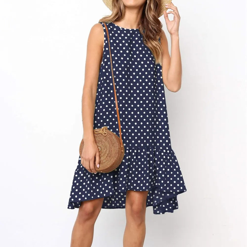 Zomerse chiffon jurk