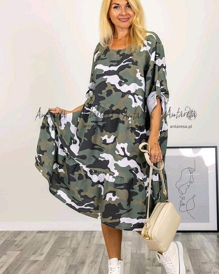 Baila | Camouflage-Kleid für den Frühling