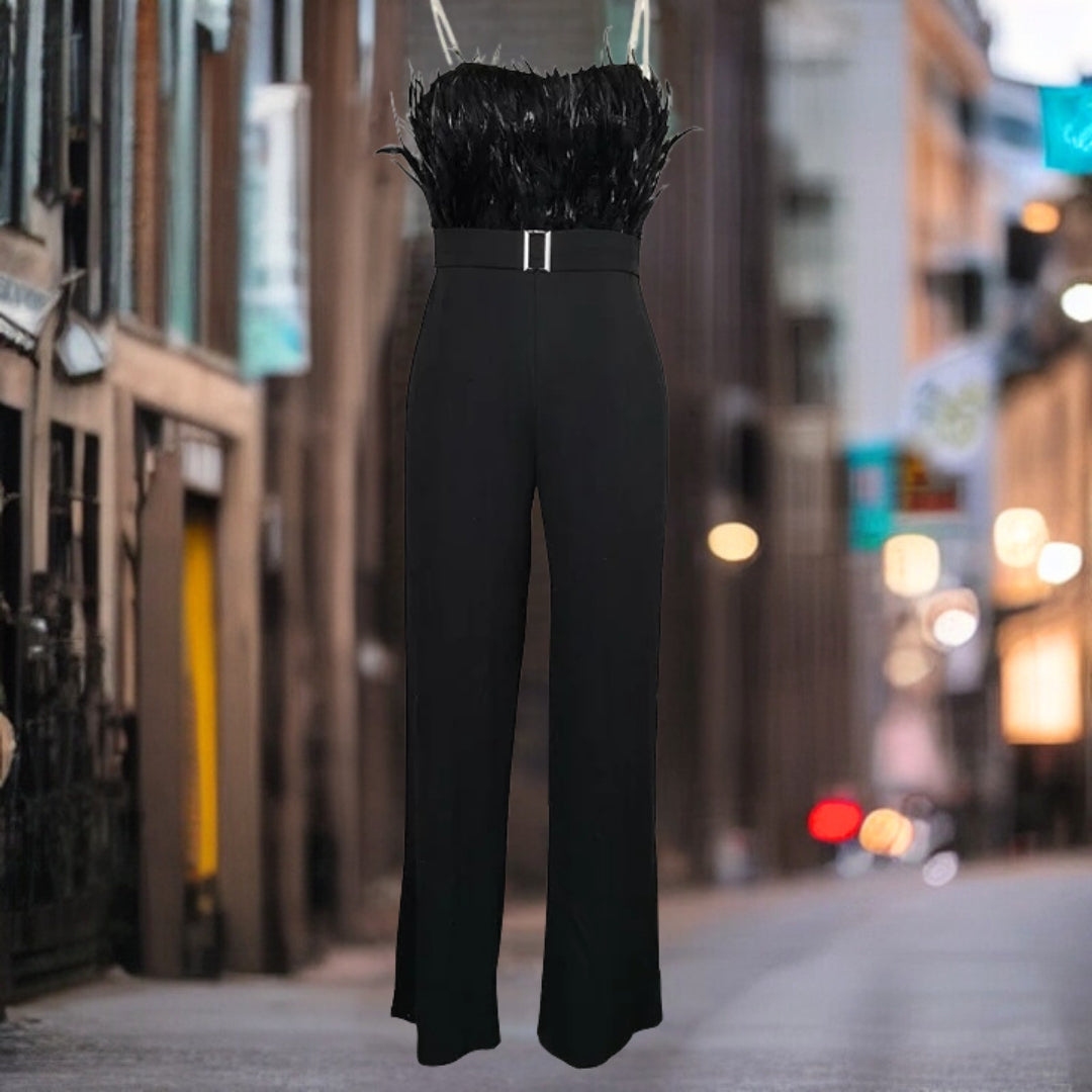 Bettina | Stylischer Jumpsuit mit Gürtel