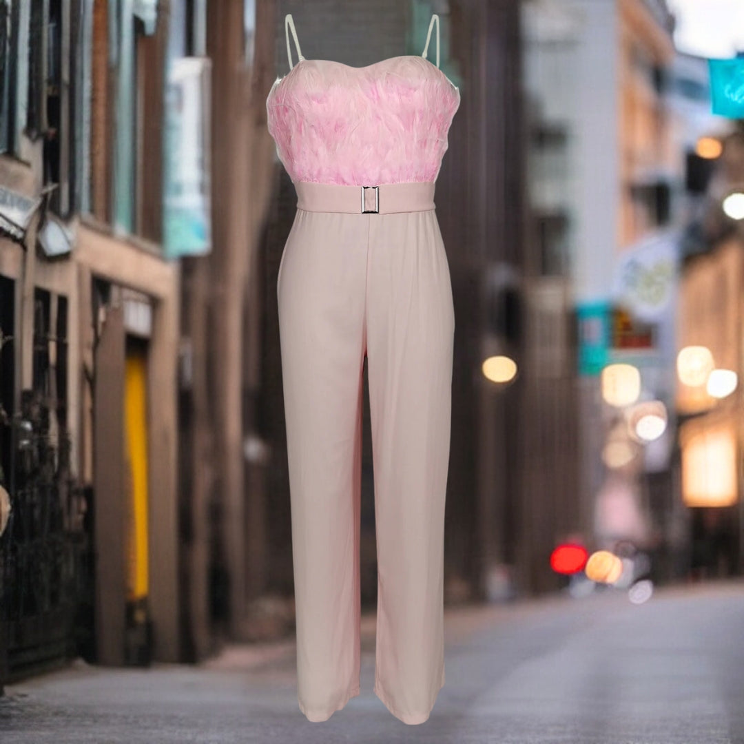 Bettina | Stylischer Jumpsuit mit Gürtel