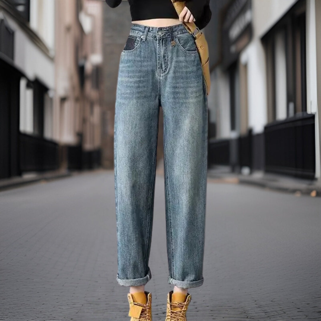 Bridget | Stylische gerade Jeanshose