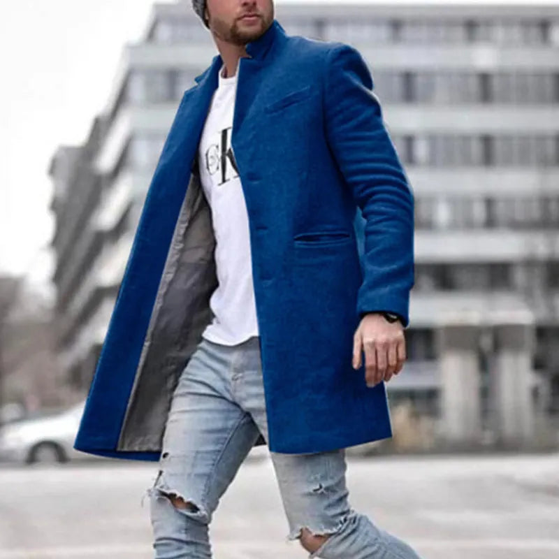 Einreihige Strickjacke für Männer