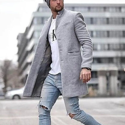 Einreihige Strickjacke für Männer