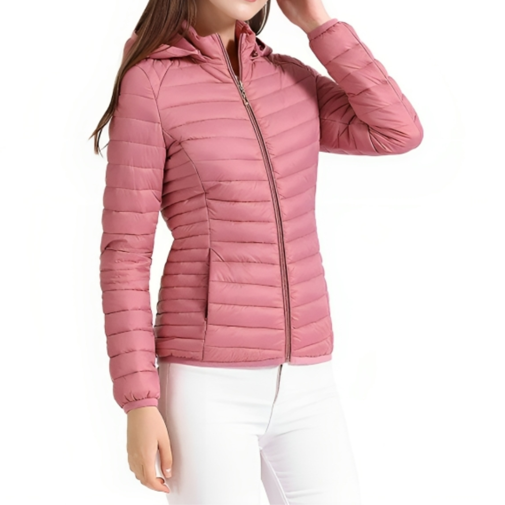 Bumper Jacke Winter Kapuze für Frauen