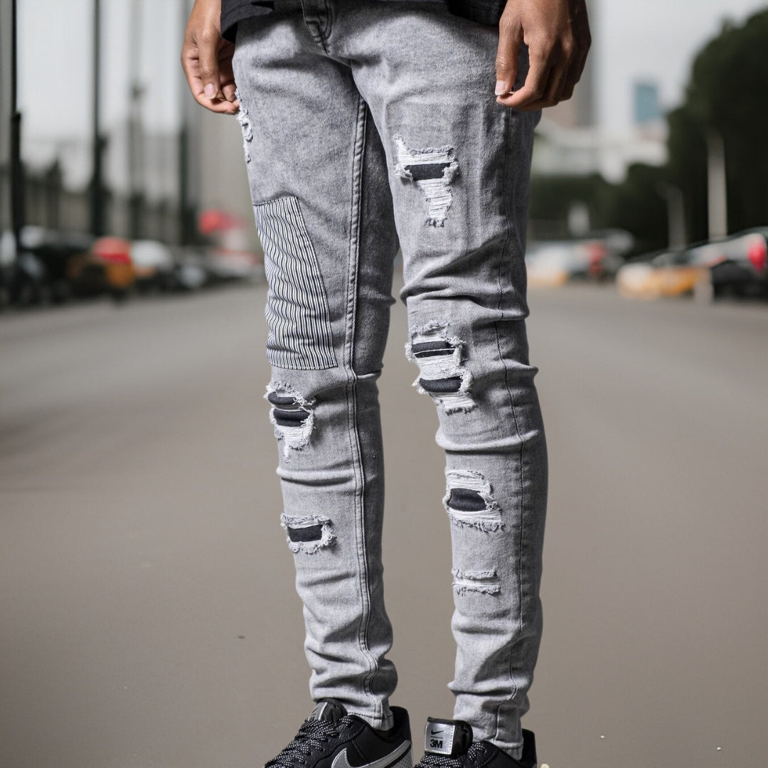 Arvid | Premium zerrissene Skinny Jeans