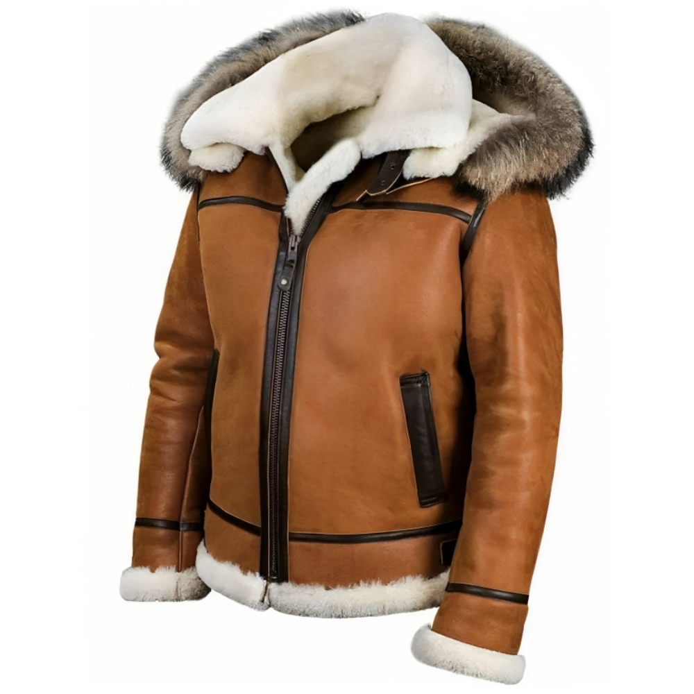 Winter Lederjacke für Männer