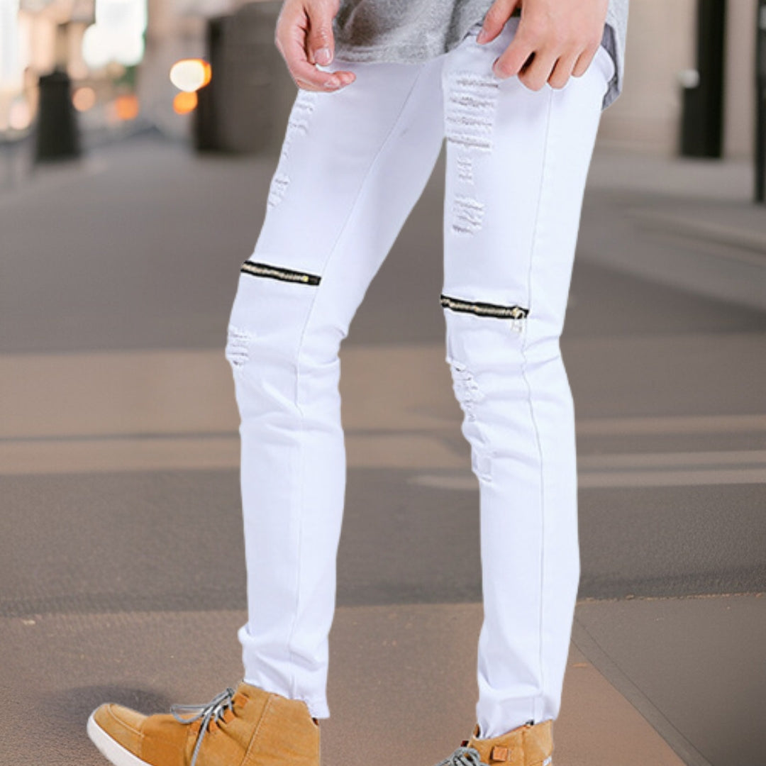 Alaric | High Street Ripped Denim