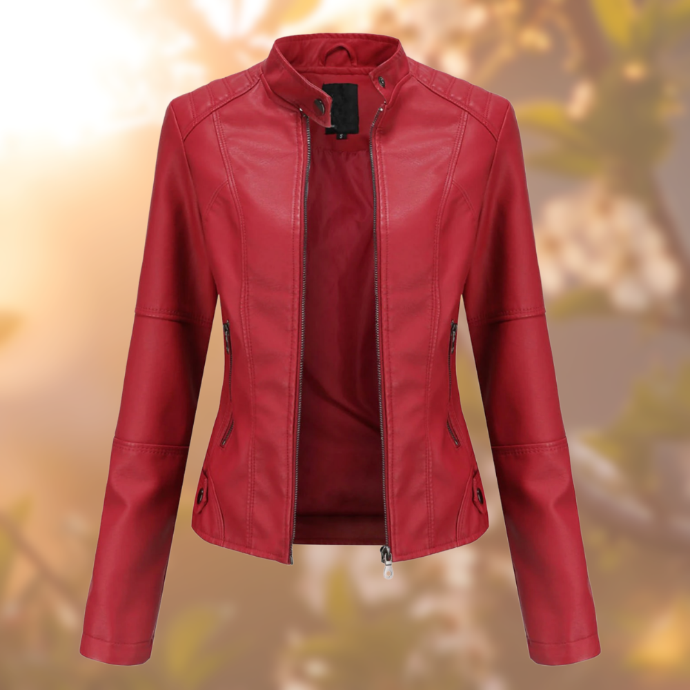 Die elegante Lederjacke