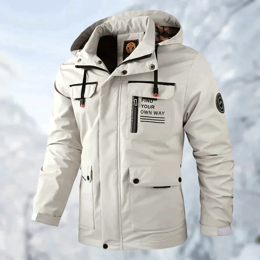 Wind- und wasserdichte Winterjacke