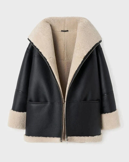 Alexis | Warme Jacke mit Fell