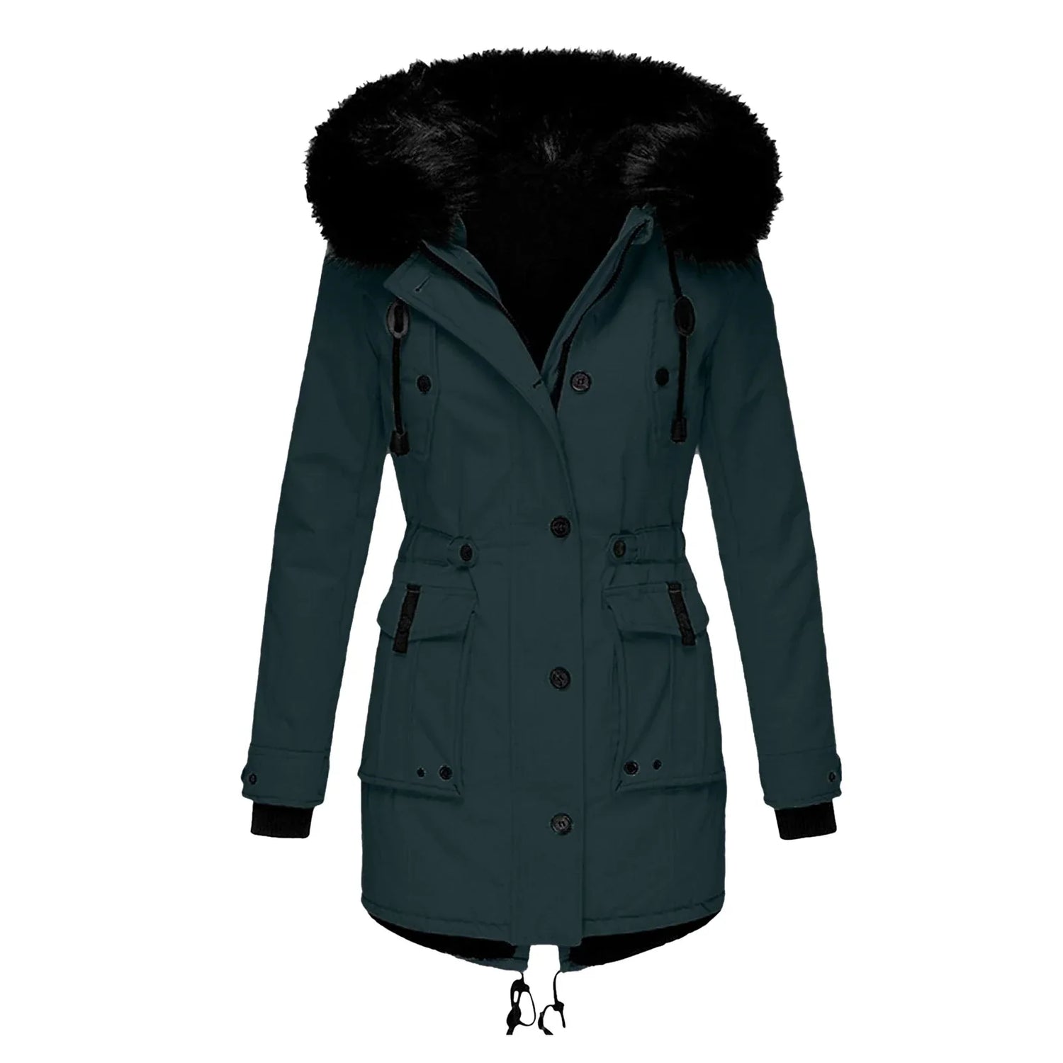 Stylische gefütterte Winterjacke