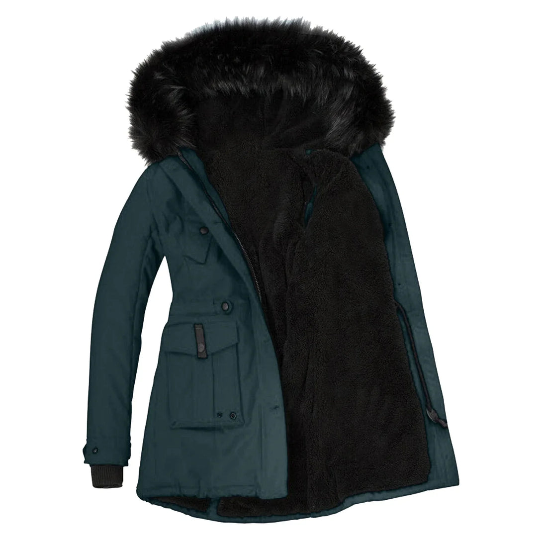 Stylische gefütterte Winterjacke