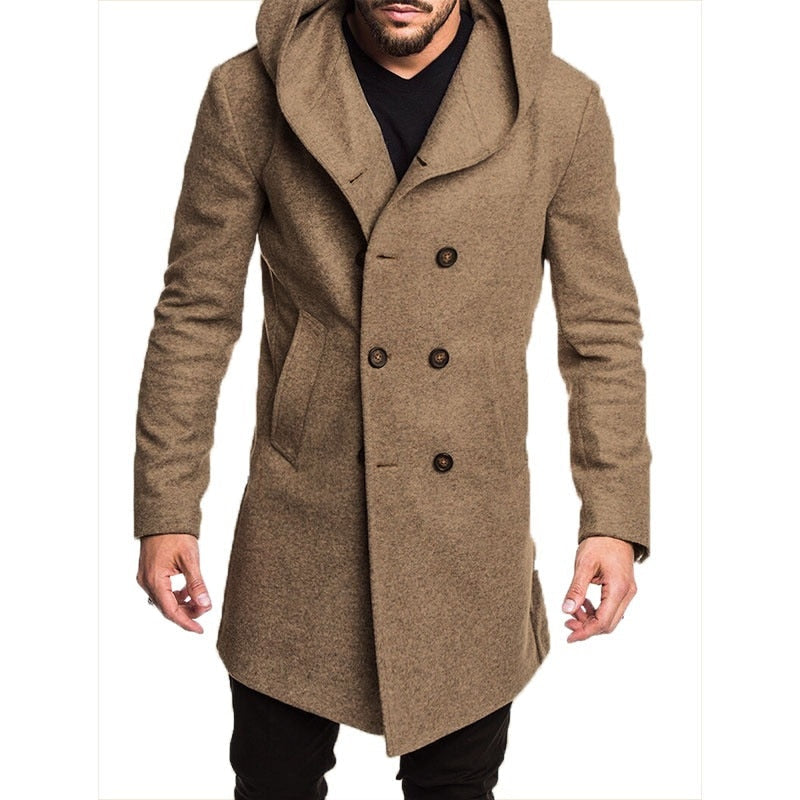 Trenchcoat mit Kapuze