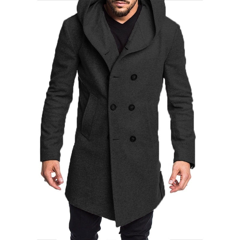 Trenchcoat mit Kapuze