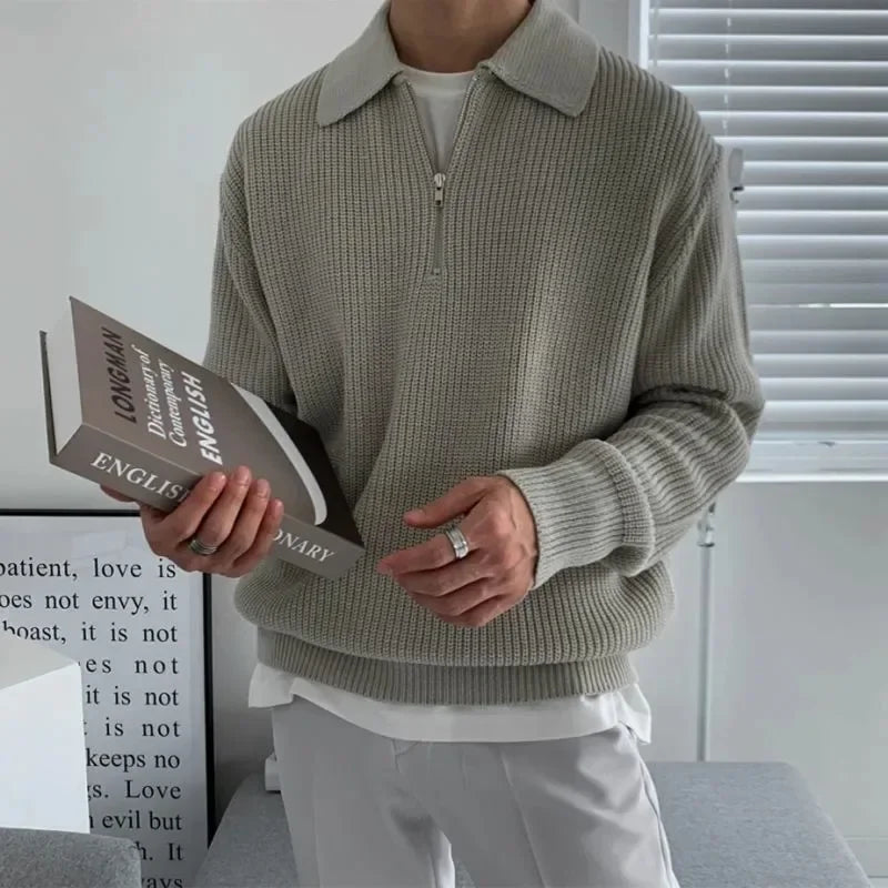 Chester Baumann | Swiss knitted zip sweater