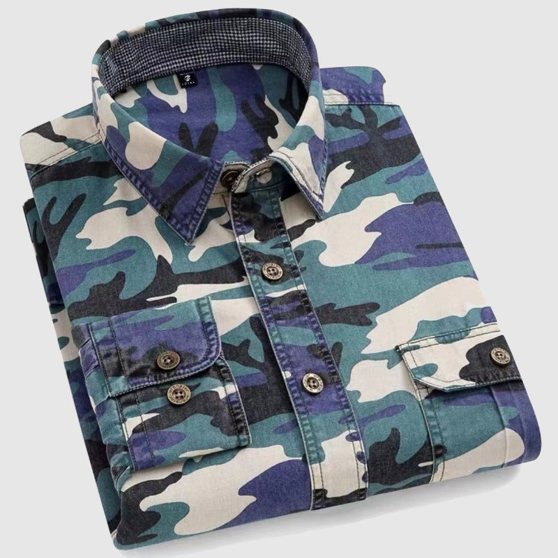 Charleston Camo Baumwollhemd