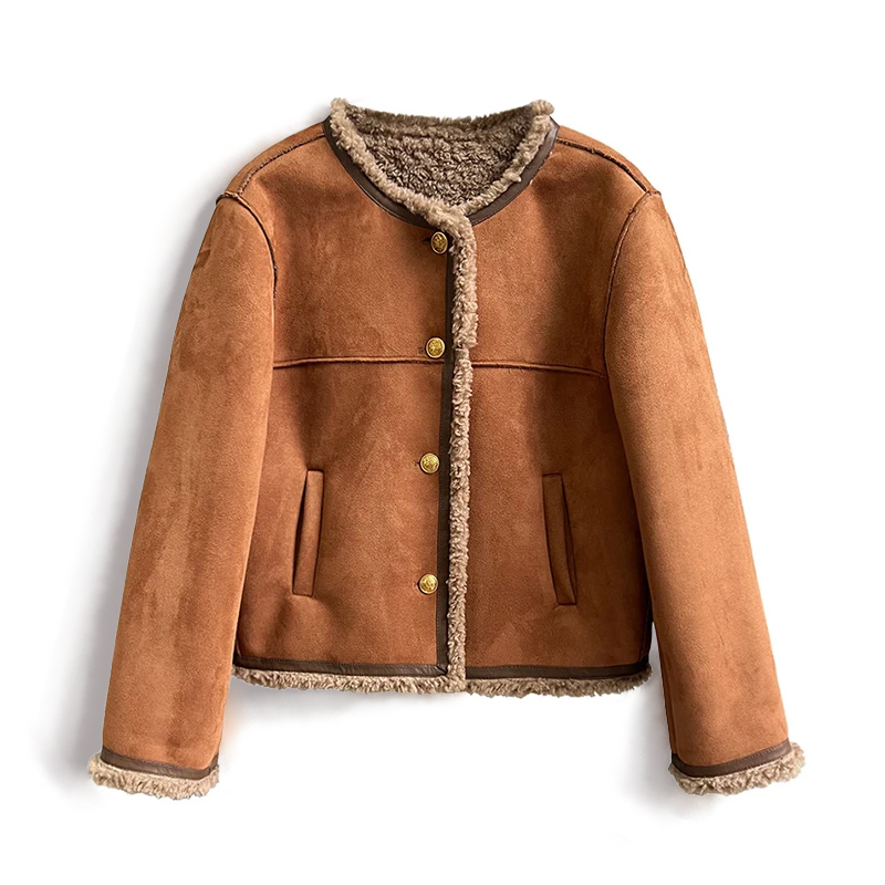 TOTÊME JACKE MIT SHERPA-FUTTER VON LILIAN-THOURAM