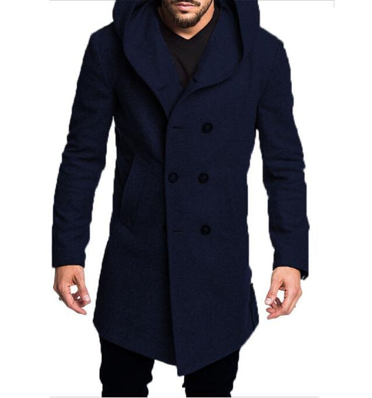 Trenchcoat mit Kapuze