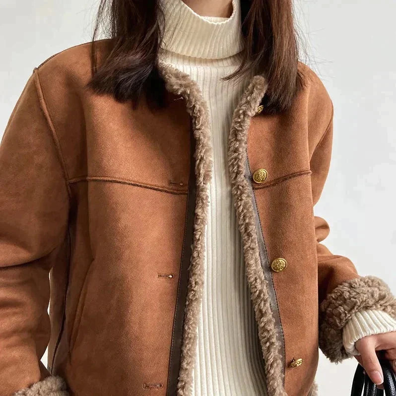 TOTÊME JACKE MIT SHERPA-FUTTER VON LILIAN-THOURAM