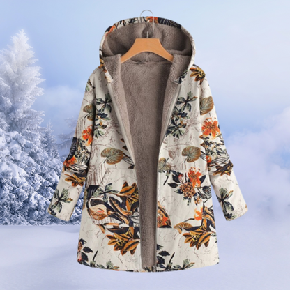 Einzigartiges florales Outfit für diesen Winter