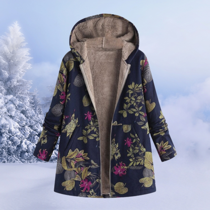 Einzigartiges florales Outfit für diesen Winter