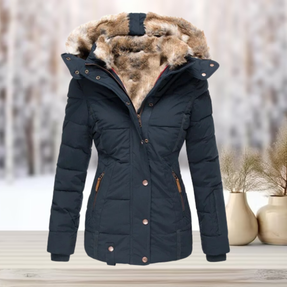 Andrea | Stylische Winterjacke aus Pelz