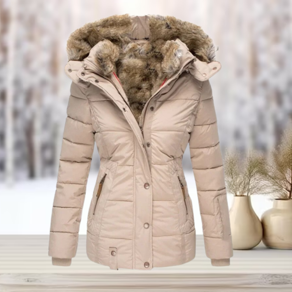 Andrea | Stylische Winterjacke aus Pelz