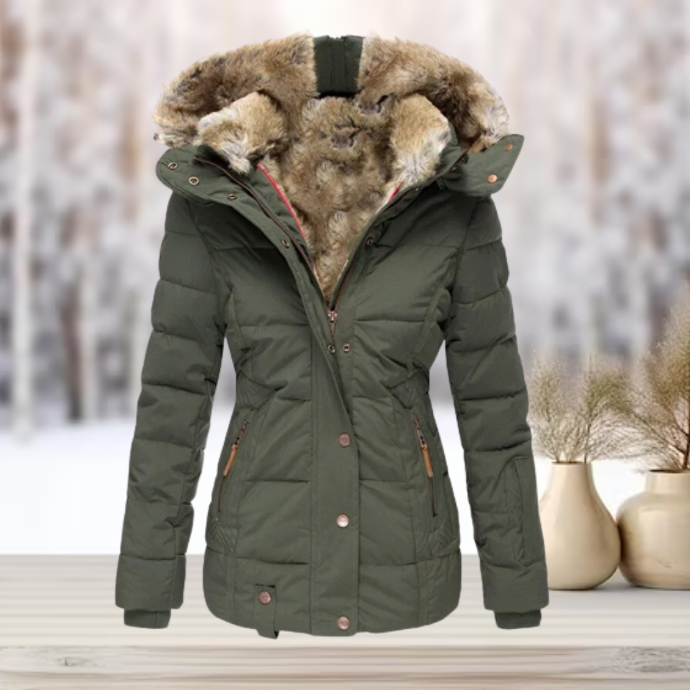 Andrea | Stylische Winterjacke aus Pelz